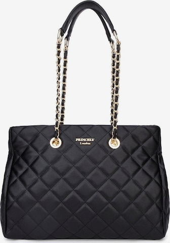 Princely London - Bolso de hombro en negro: frente