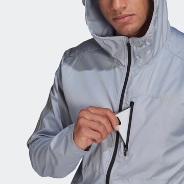 ADIDAS SPORTSWEAR Sportjacke 'Own the Run' in Grau