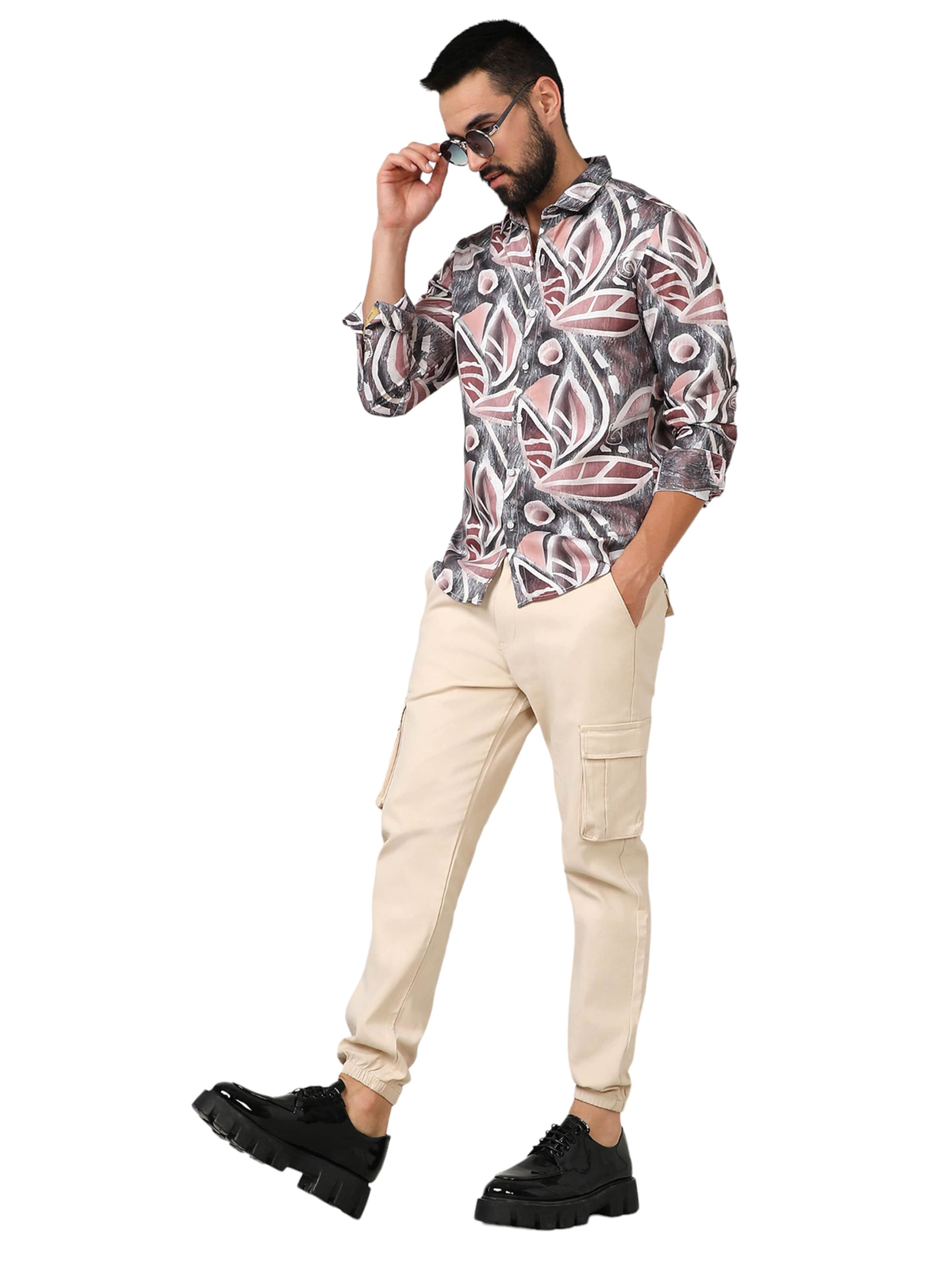 Campus Sutra Regular Fit Skjorte ' Royce ' i blandingsfarvet