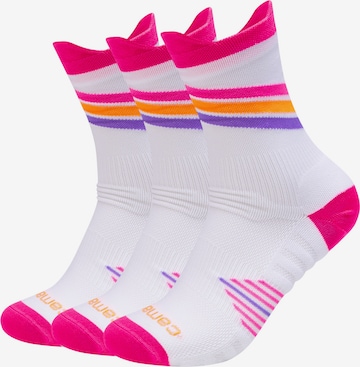 camano Athletic Socks in White: front