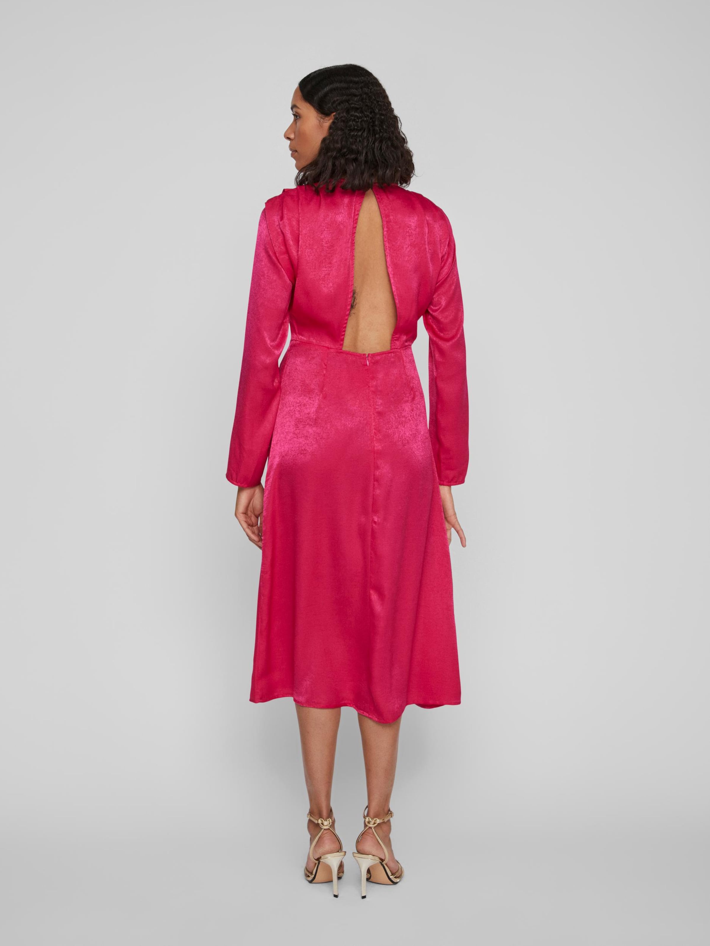 VILA Jurk SCORPION in Fuchsia ABOUT YOU