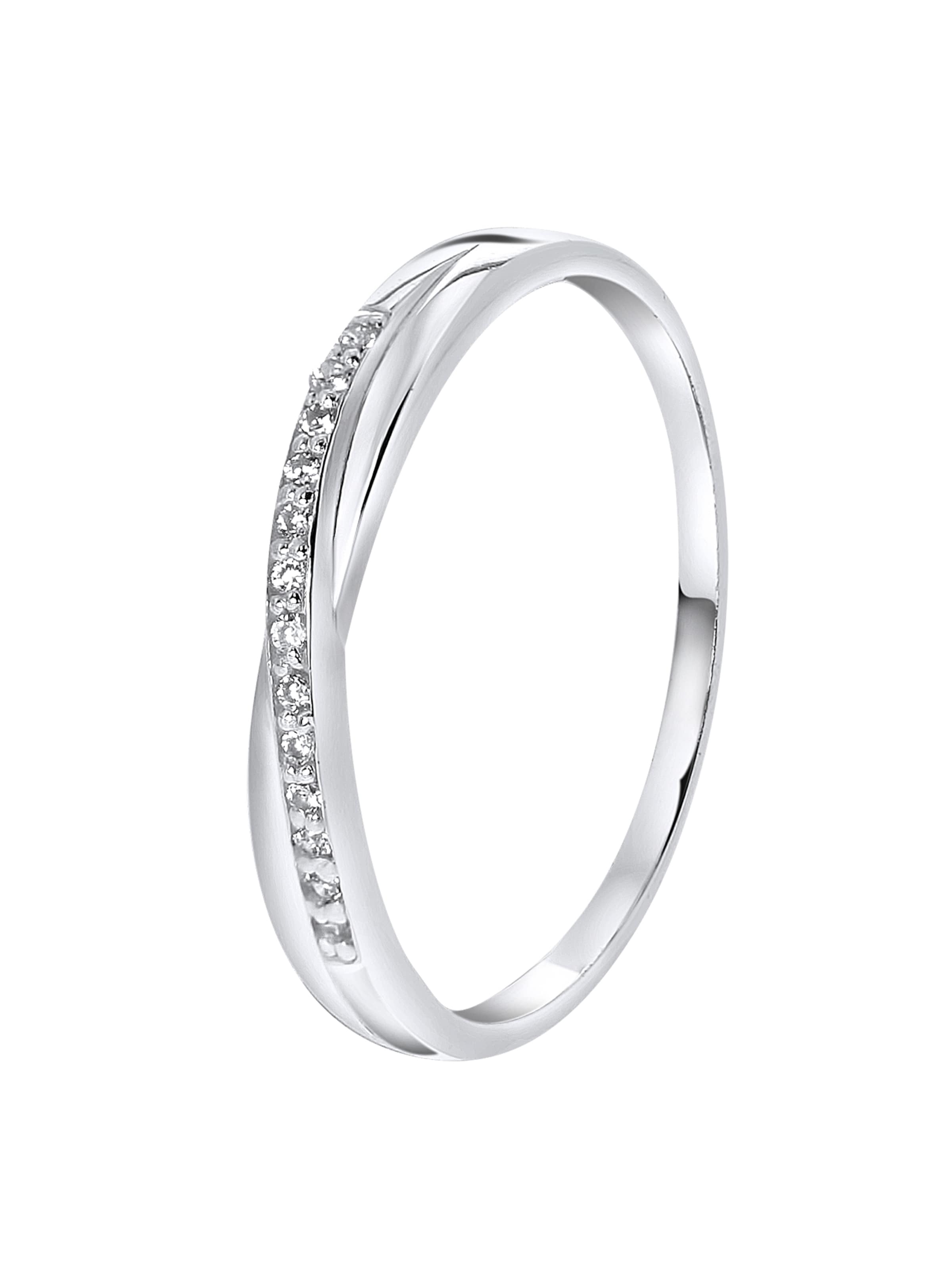 Lucardi Ring in Silber: Vorderseite