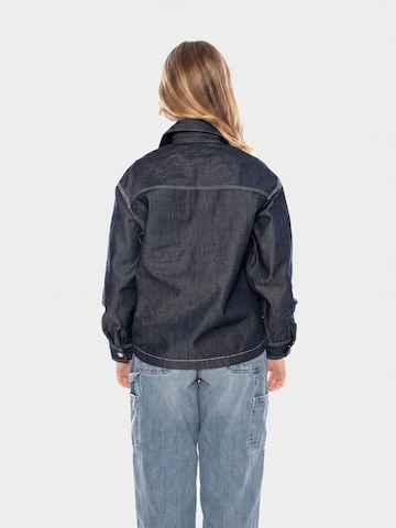 Carhartt WIP Bluzka 'W' Louis Shirt Jac' w kolorze niebieski