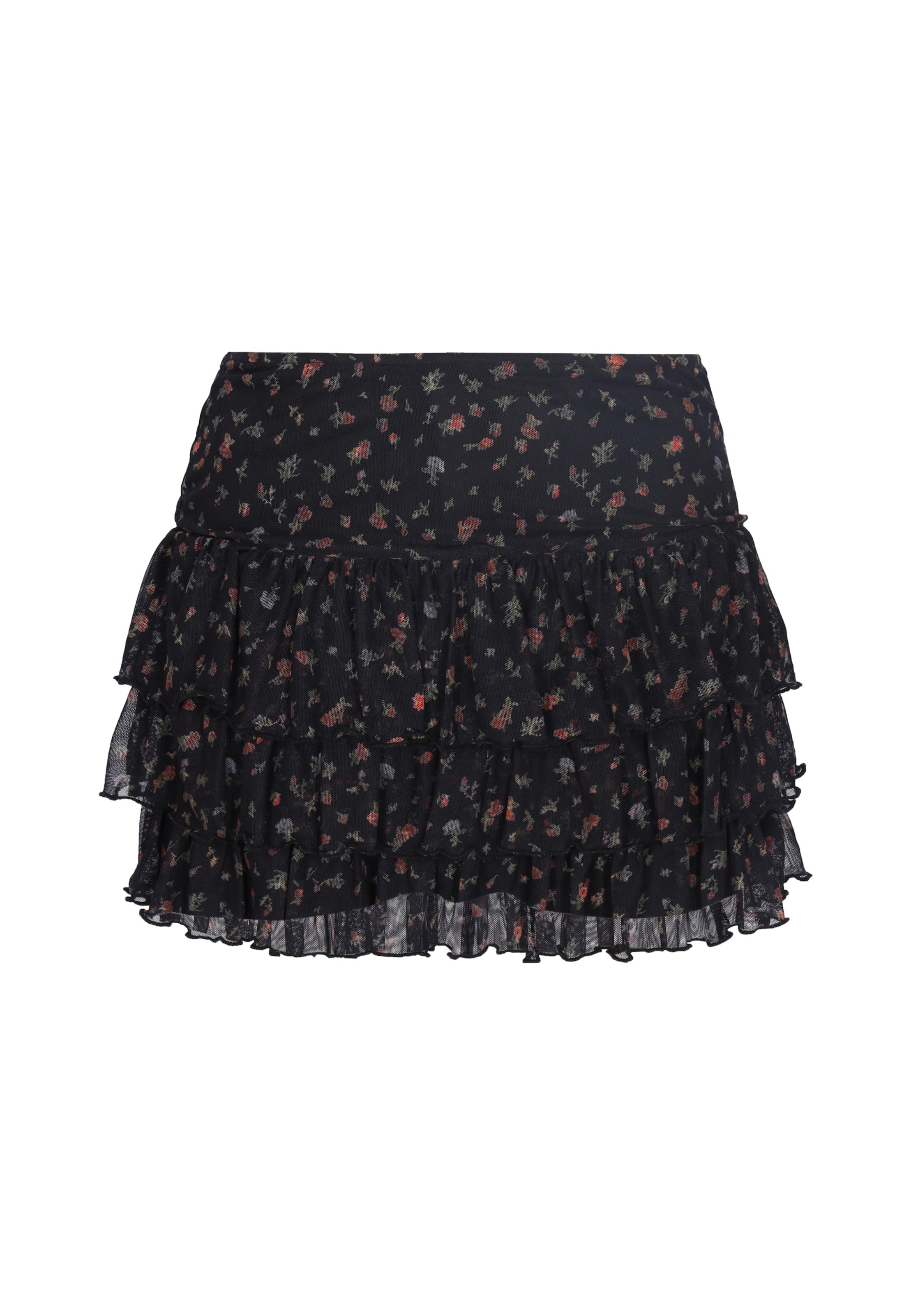 MYMO Saia 'Young Fashion' em azul claro / cáqui / vermelho vivo / preto, Vista do artigo