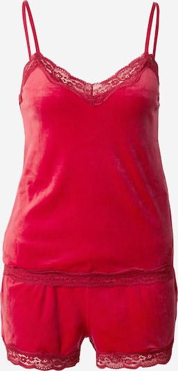 Pižama su šortais iš Hunkemöller, spalva – raudona, Prekių apžvalga