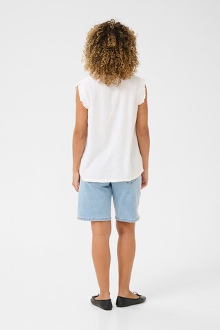 Chemisier 'Venta' Cream en blanc