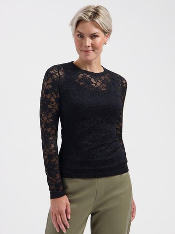 Lady Day Shirt 'Lady Day Joss zwart' in Black: front