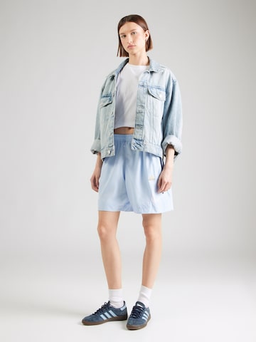 ADIDAS ORIGINALS Ohlapna forma Hlače 'TEAMGEIST' | modra barva