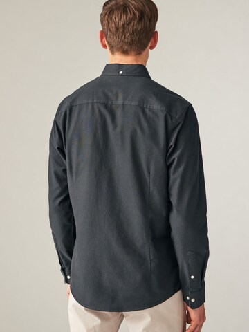 Next Slim fit Button Up Shirt in Grey