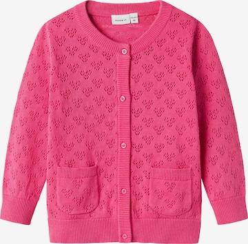 NAME IT Neuletakki 'NMFFELOTTE' värissä vaaleanpunainen: etupuoli