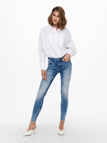 ONLY Skinny Jeans 'Kendell' in Blau