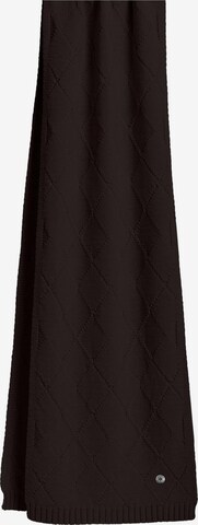 BURLINGTON Schal 'Argyle Accent' in Braun: Vorderseite
