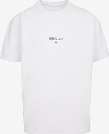 T-Shirt F4NT4STIC en blanc : devant