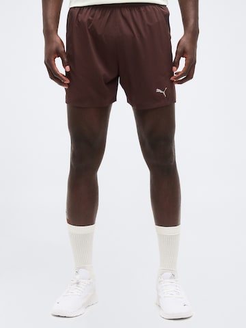 PUMA regular Παντελόνι φόρμας 'VELOCITY 5' σε καφέ: μπροστά