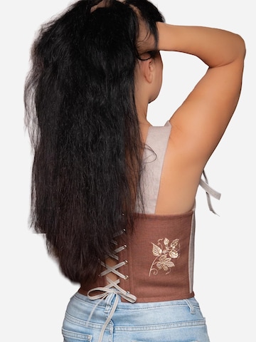 Corsage 'Golden Wheat Corset' VIADALINNO en marron
