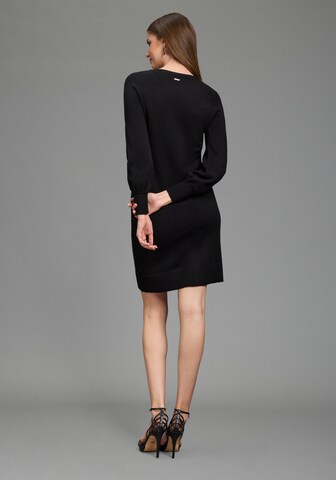 LAURA SCOTT Knitted dress in Black