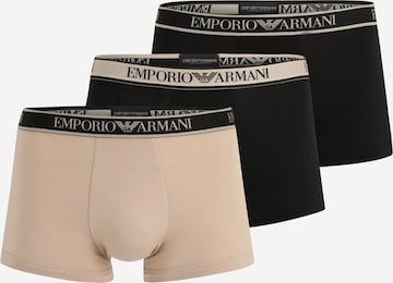 Emporio Armani - Boxers em bege: frente