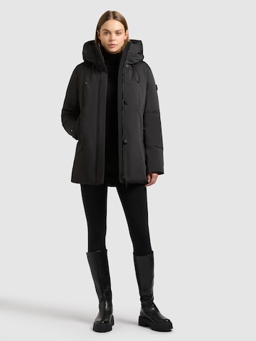 khujo Winterjas 'Allap' in Zwart