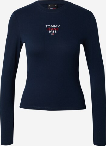 Tommy Jeans Shirt 'ESSENTIAL' in Blue: front