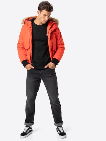 Superdry Between-season jacket 'Everest' in Orange
