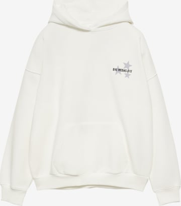 Pull&BearSweater majica 'PACIFIC BYE' - bijela boja: prednji dio