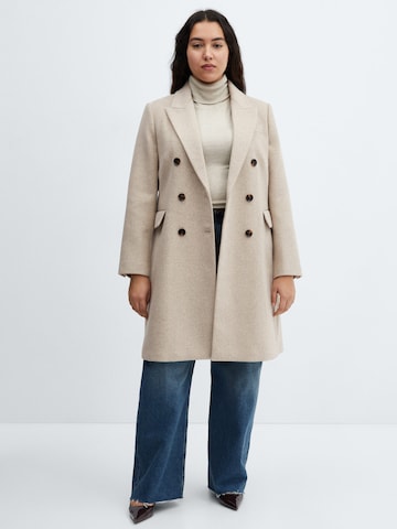 MANGO Between-Seasons Coat 'Dali' in Beige