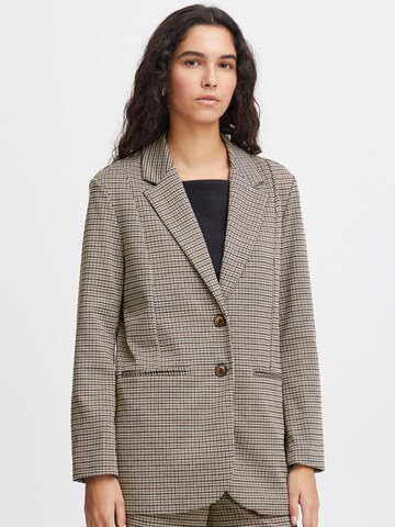 ICHI Blazers ' KATE ' in Beige: voorkant