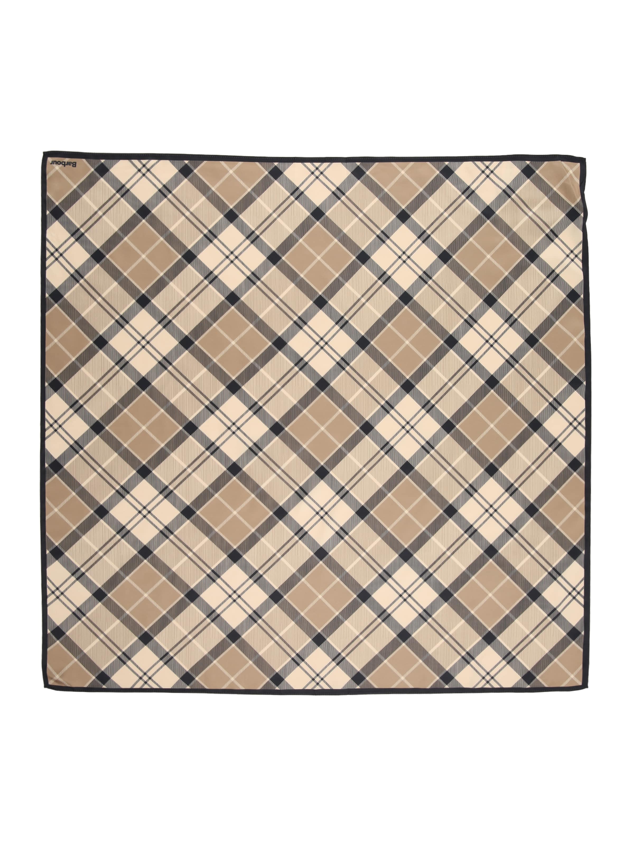 Barbour - Cachecóis 'Kinsale' em azul: frente