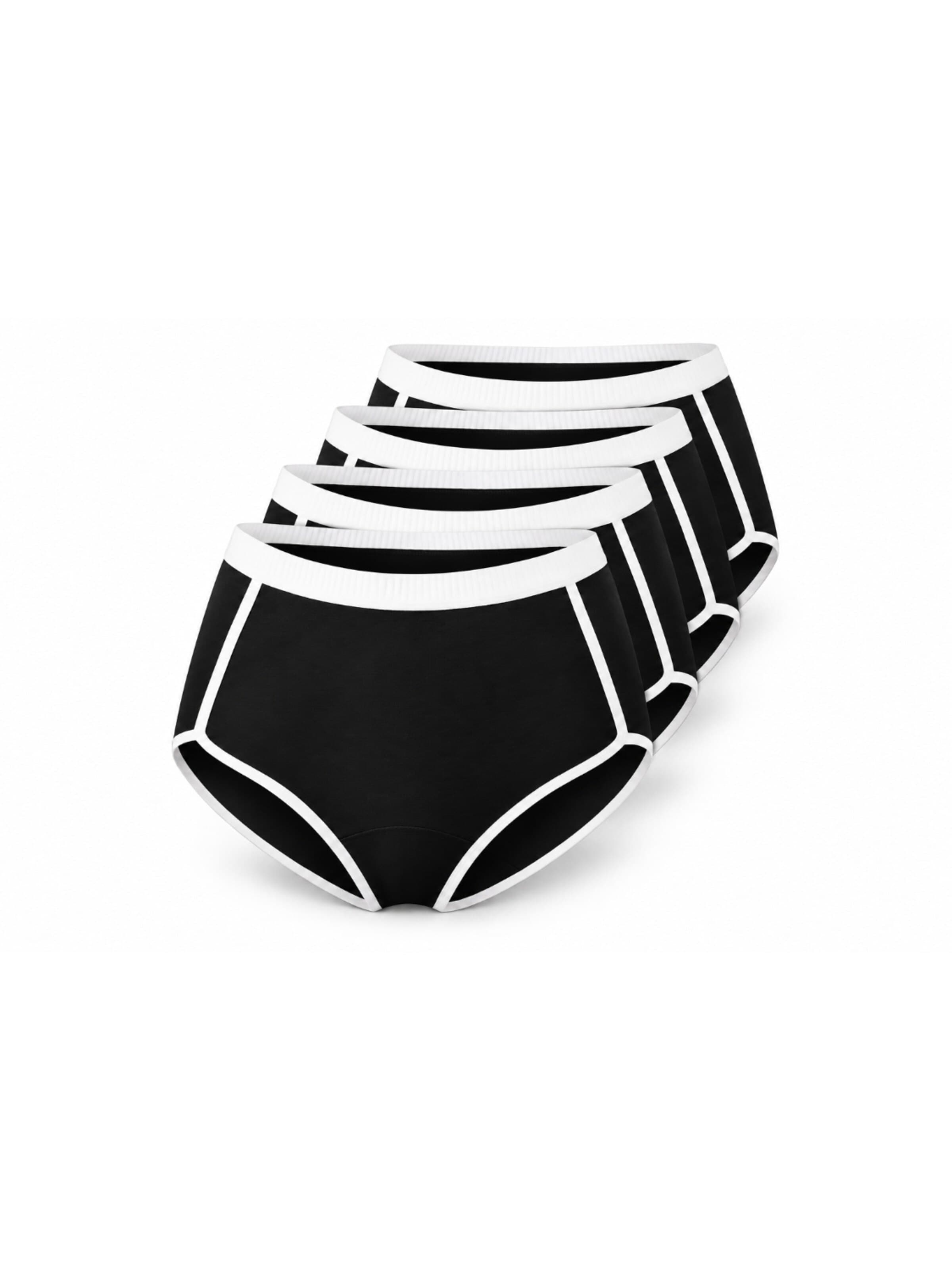 AOTTORI Boyshorts in Black: front