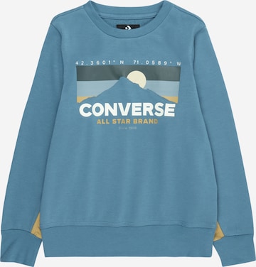 CONVERSE - Sudadera en azul: frente