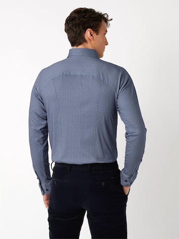 Coupe slim Chemise business DESOTO en bleu