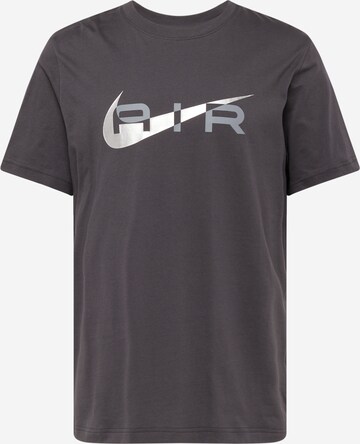 Nike Sportswear Shirt 'AIR' in Grijs: voorkant