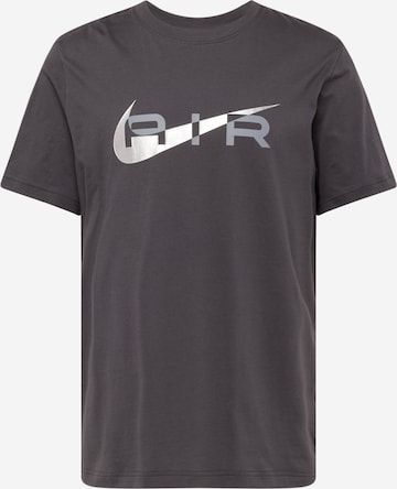 Nike Sportswear - Camisa 'AIR' em cinzento: frente