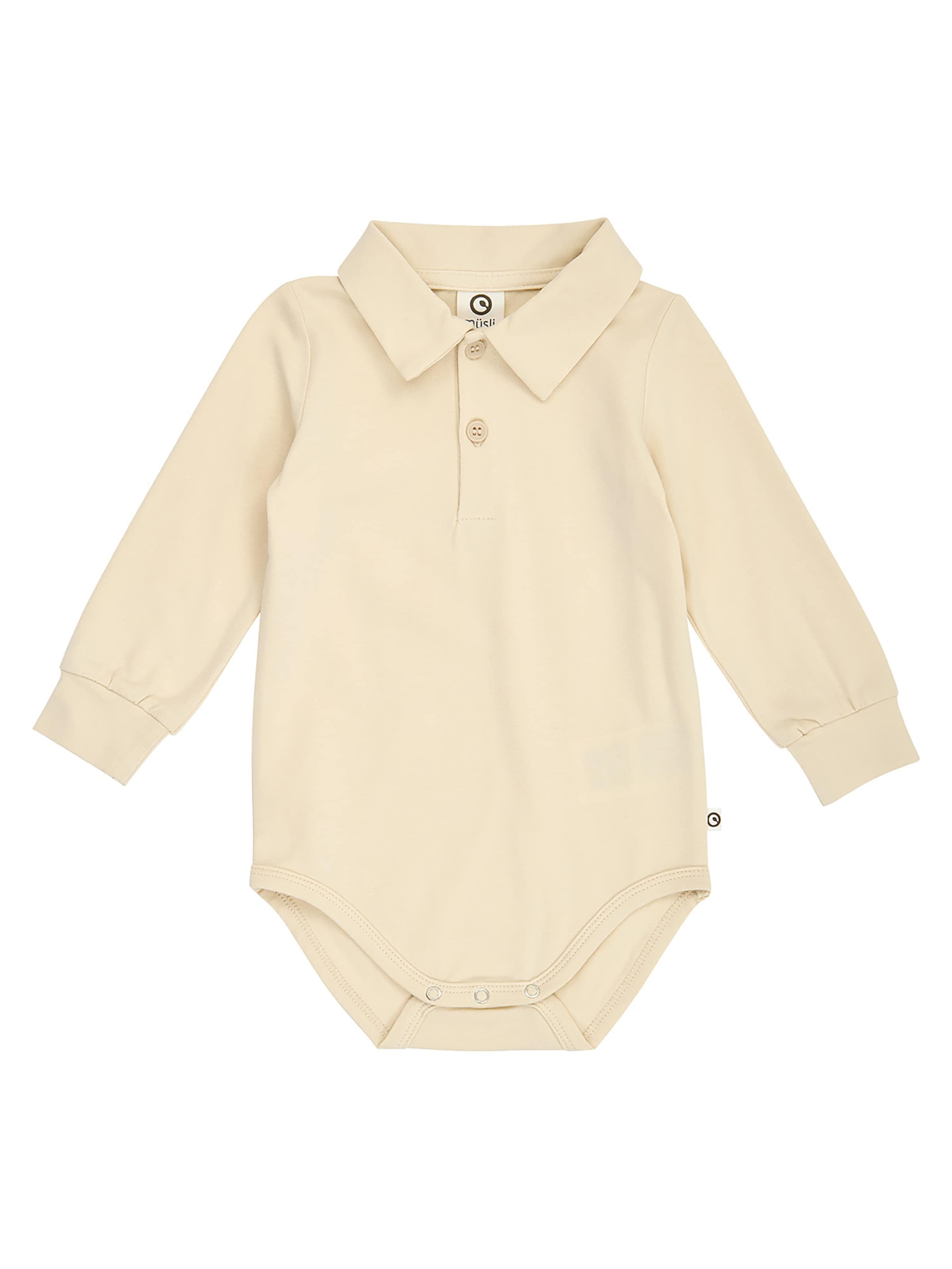 Müsli - Pijama entero/body en amarillo: frente