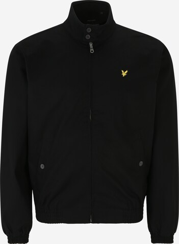 Lyle & Scott Big&Tall Φθινοπωρινό και ανοιξιάτικο μπουφάν 'Harrington' σε μαύρο: μπροστά