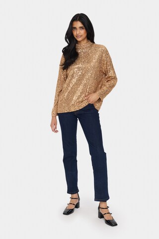 SAINT TROPEZ Blouse 'Reyana' in Goud