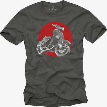 MAKAYA Shirt in Grey: front