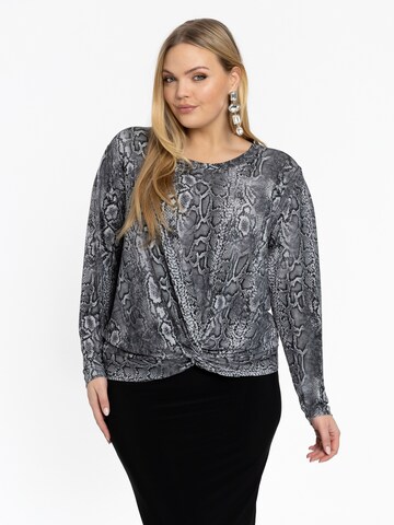 YOEK Shirt in Grau: Vorderseite