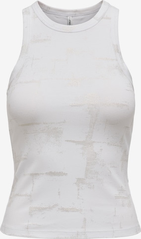 Top 'ONLISLA' di ONLY in bianco: frontale