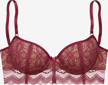 Push-up Soutien-gorge VIVANCE en rouge : devant