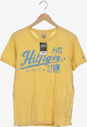 Tommy Jeans T-Shirt L in Gelb: predná strana
