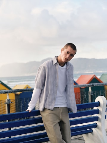 Fit confort Chemise Next en violet : devant