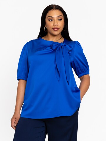 YOEK Bluse in Blau: Vorderseite