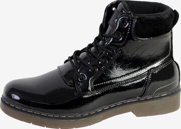 The Divine Factory Booties in Black: front
