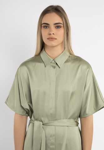 DreiMaster Klassik Shirt Dress in Green