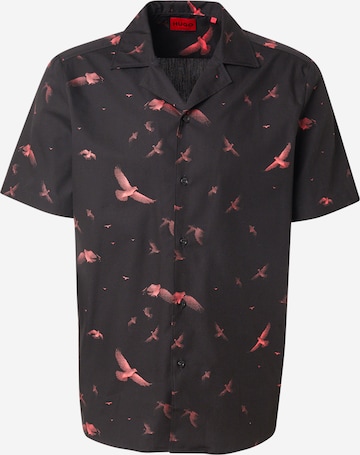 juoda HUGO Standartinis modelis Marškiniai 'Ellino': priekis