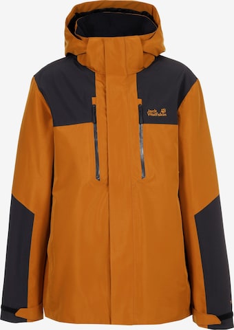 JACK WOLFSKIN Outdoor jacket 'Jasper' in Orange: front