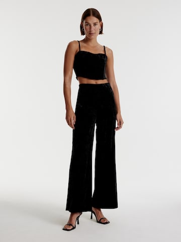 Wide leg Pantaloni 'Dahlia' di EDITED in nero