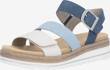REMONTE Sandals in Blue: front