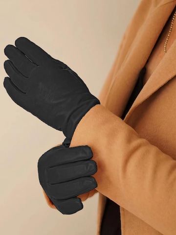 KESSLER Full Finger Gloves in Black
